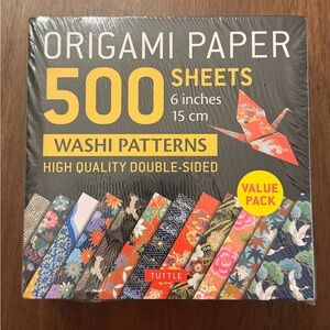 Tuttle Origami Paper 500 Sheets